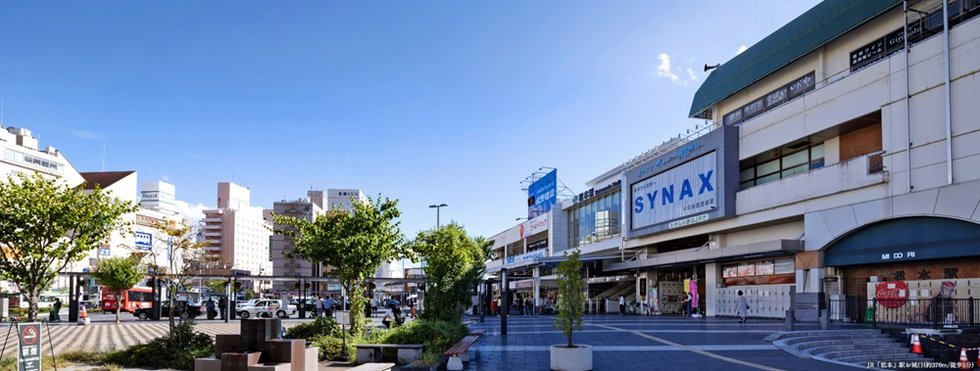 JR「松本」駅お城口