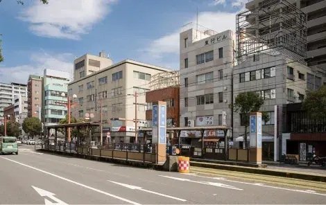 市電「騎射場」電停