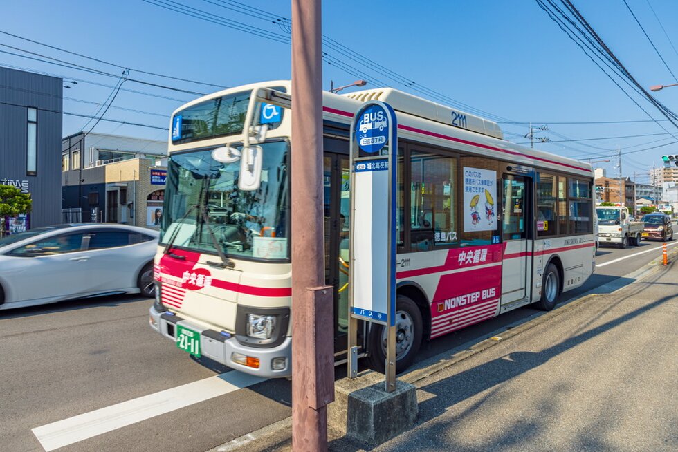 徳島バス「田宮四丁目」バス停