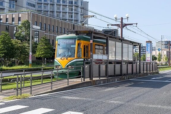 「市立病院前」電停