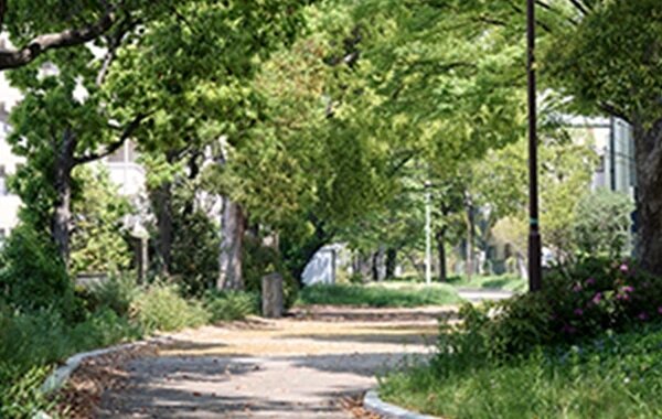 馬出緑地（緑道）