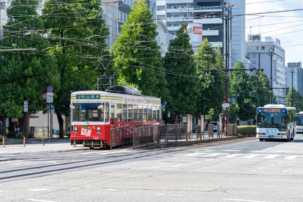 岡山電軌東山線/清輝橋線 柳川駅