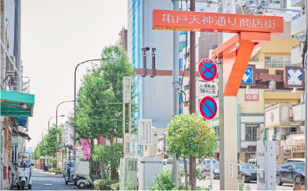 亀戸天神通り商店街