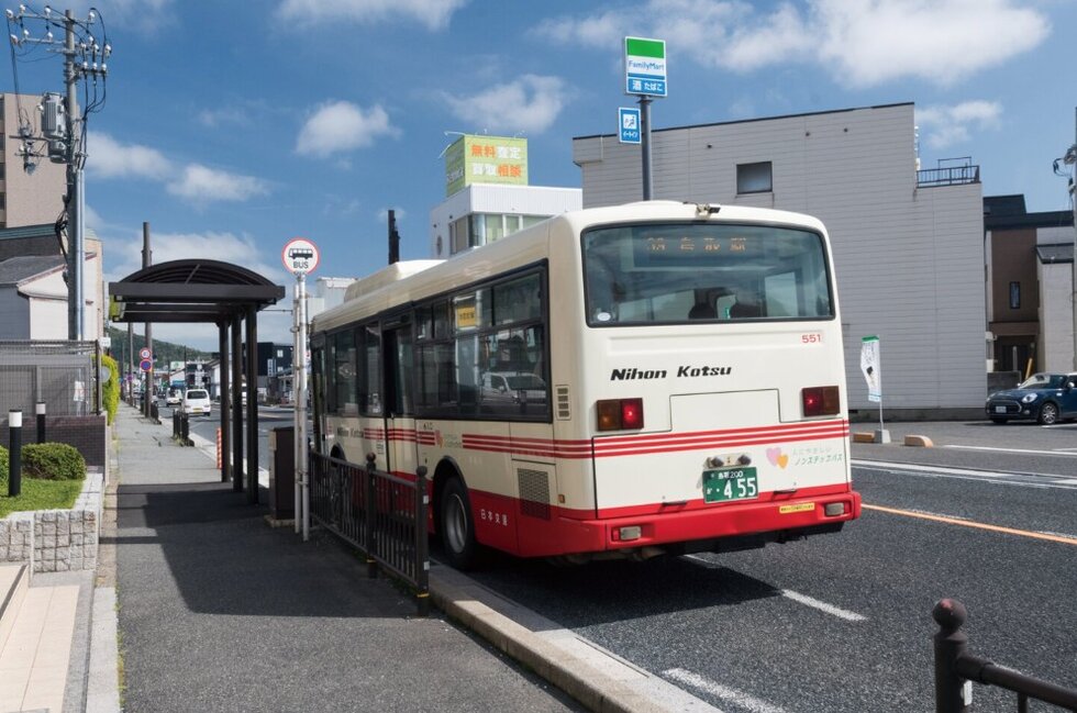 相生町バス停（鳥取駅方面行）上り