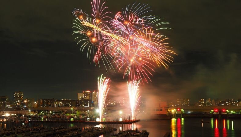 ふなばし市民まつり 船橋港親水公園花火大会