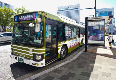 広島バス「新幹線口（若草町）」バス停