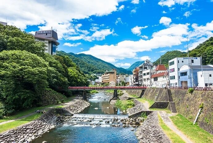 箱根湯本温泉街