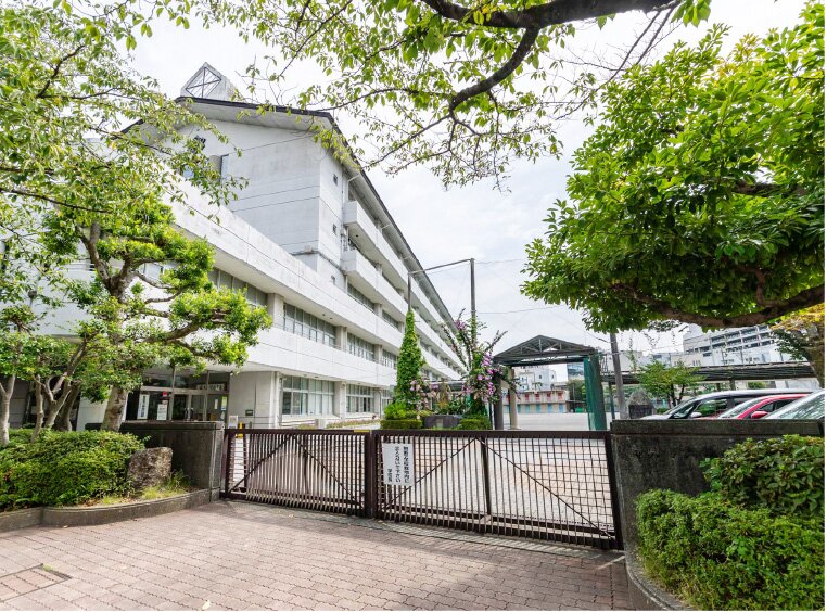 静岡市立城内中学校（通学区）