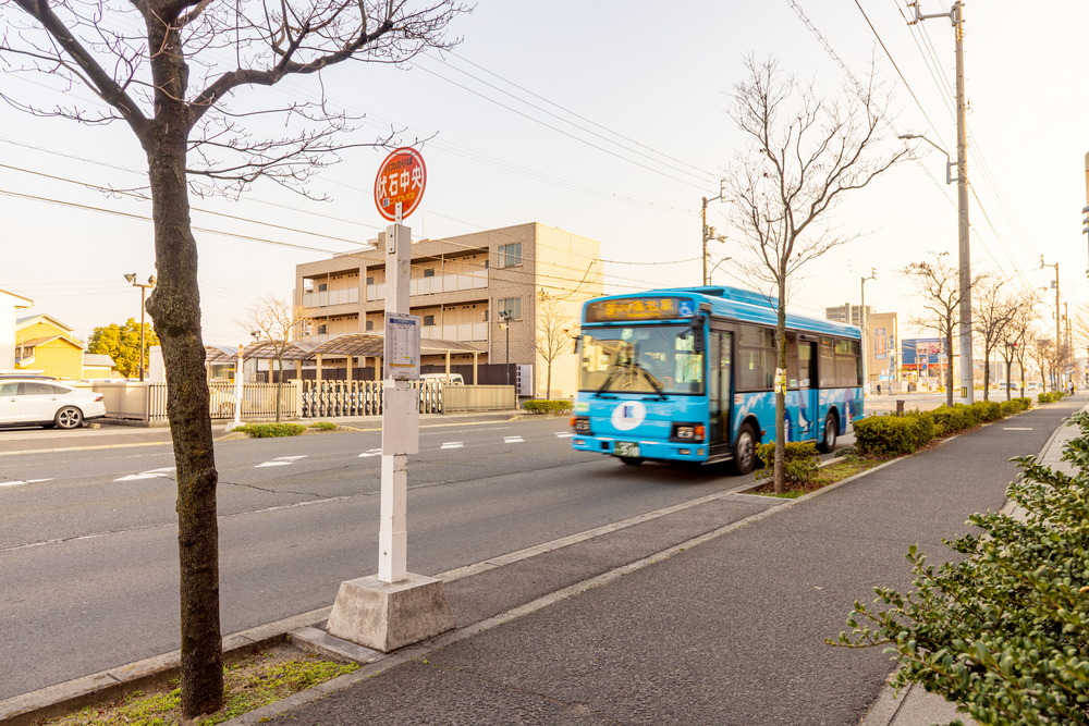 ことでんバス「伏石中央」バス停