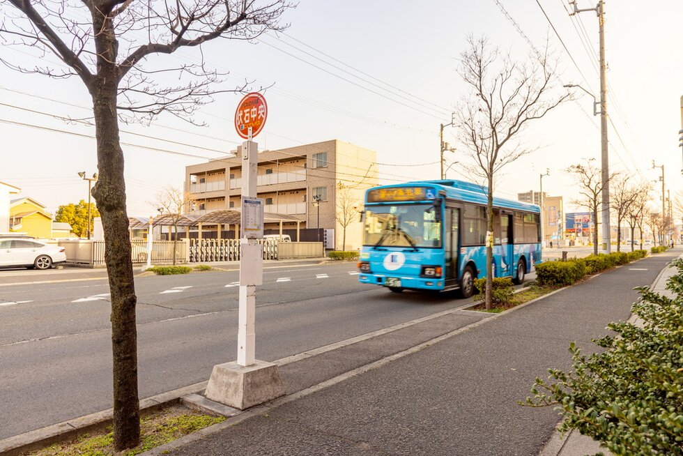 ことでんバス「伏石中央」バス停