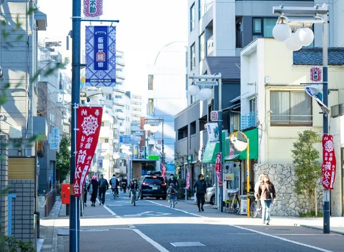 板橋宿不動通り商店街