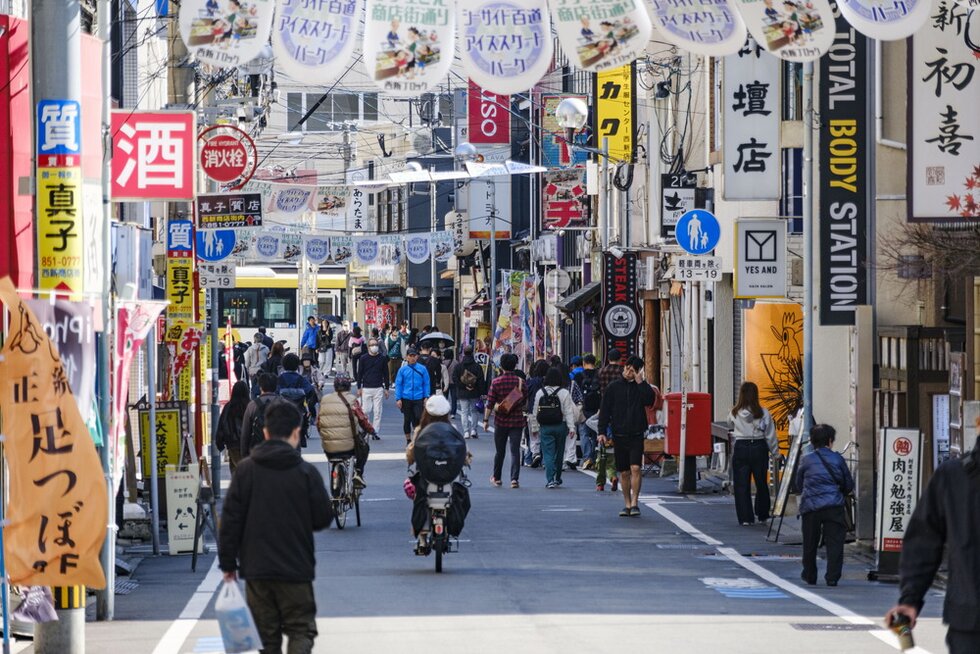 サザエさん商店街通り(高取商店街)