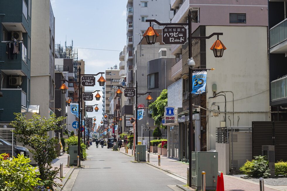 南河原銀座ハッピーロード