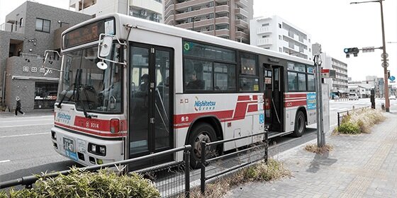 六反畑バス停