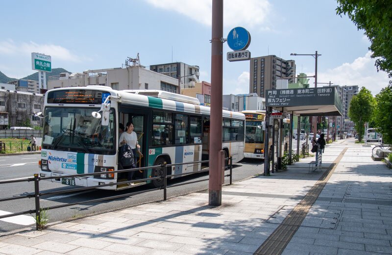 西鉄バス停 「門司駅前」