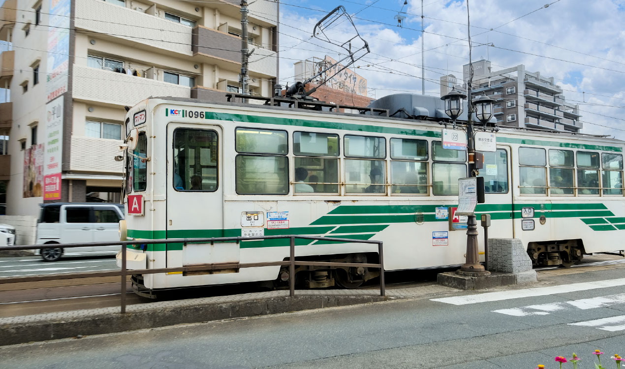 「神水交差点」電停