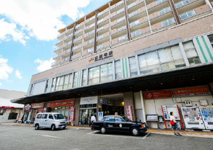 JR「水前寺」駅