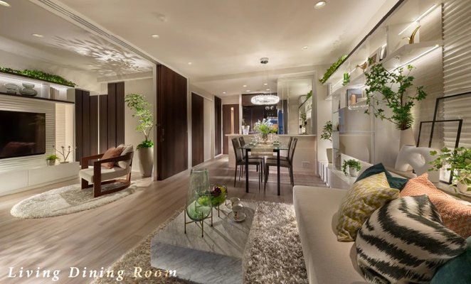 Living Dining Room(モデルルームC-A8タイプ/2021年10月撮影)