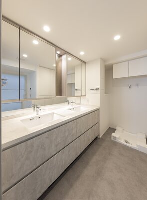 Kタイプ洗面洗濯室_3405号室（2025年10月29日撮影）