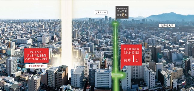 クリーンリバーフィネス北24条ステーションフロント アットホーム 新築マンション 分譲マンション購入情報