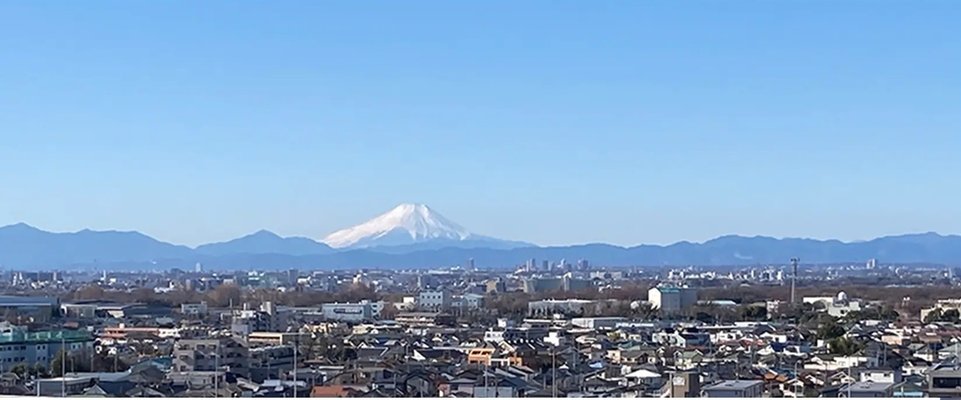 眺望写真(Aタイプ1001号室バルコニーより撮影)