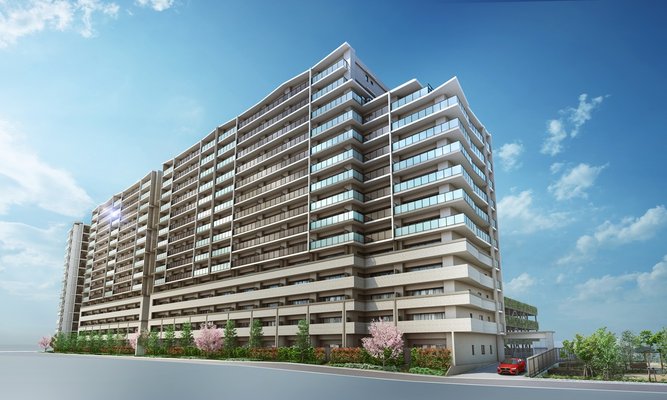 外観完成予想図〈イーストスクエア〉
