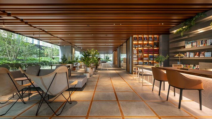 コリドーラウンジ(2025年11月撮影)