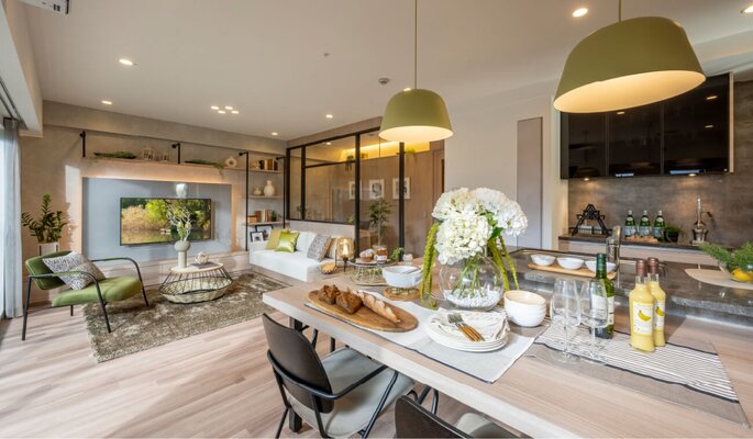 モデルルーム LIVING DINING