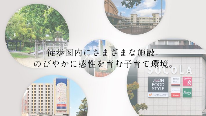 栗山公園／市立立花小学校＜通学指定校＞／井上小児科／塚口さんさんタウン2番館／SOCOLA塚口クロス