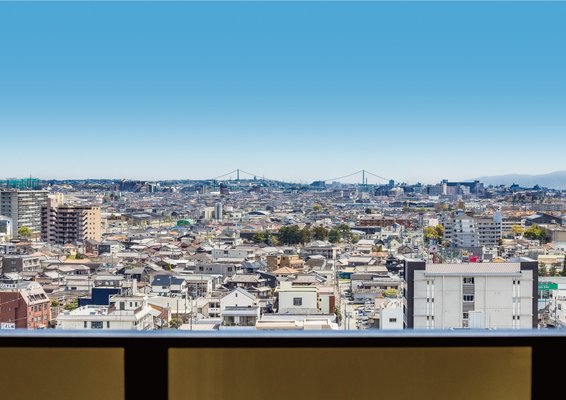 現地15階からの眺望（2025年4月撮影）