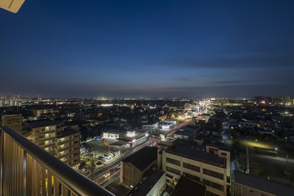 現地15階からの眺望（2025年4月撮影）