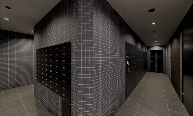 メールボックス竣工写真（2025年11月撮影）