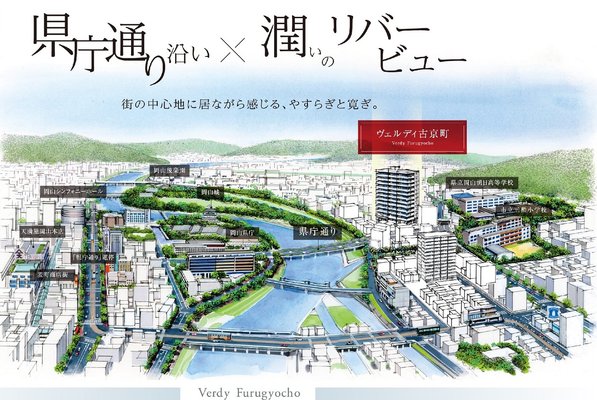 現地周辺イメージイラスト・外観イラスト