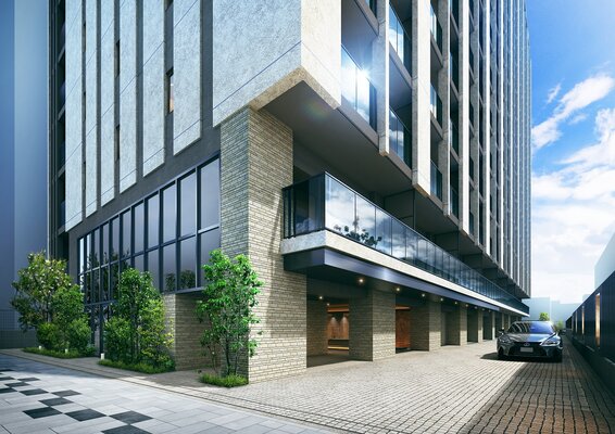 エントランスアプローチ完成予想図