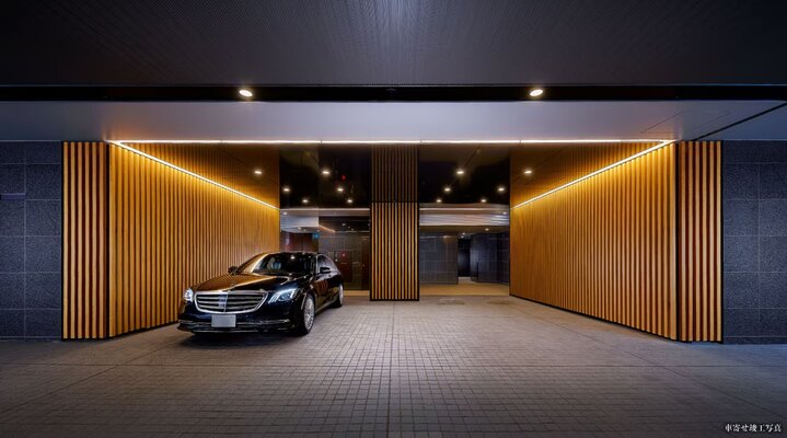 車寄せ竣工写真