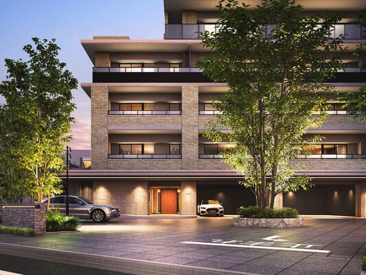 コーチエントランス完成CG