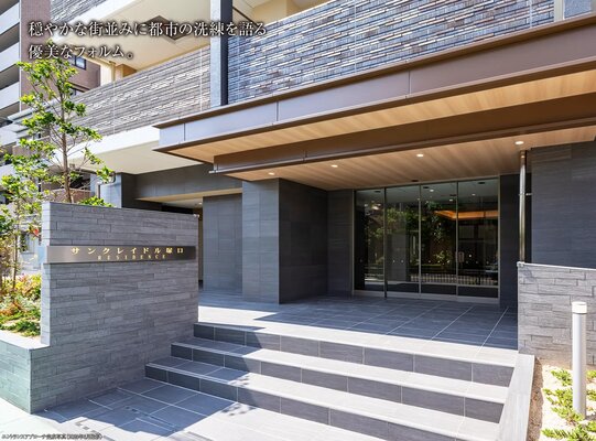 エントランスアプローチ完成写真(2025年6月撮影)