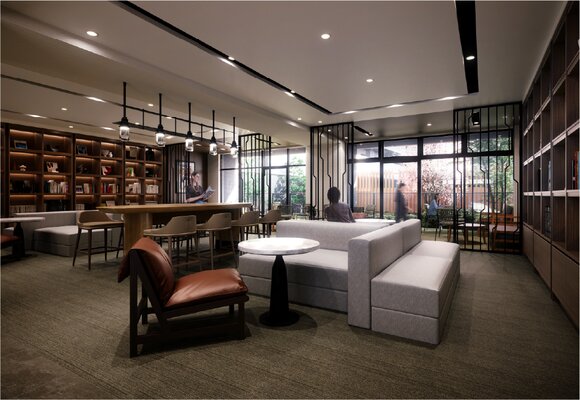 ライブラリーラウンジ完成予想CG