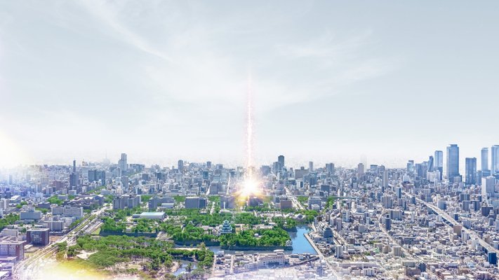 現地周辺航空写真