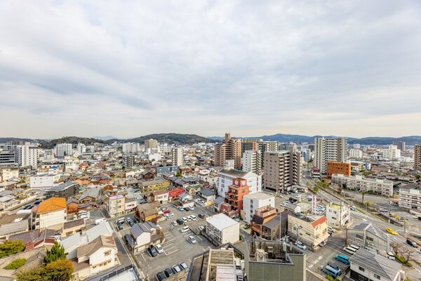 14階からの眺望(2026年3月撮影)