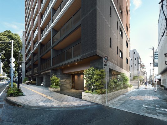 エントランスアプローチ完成予想図