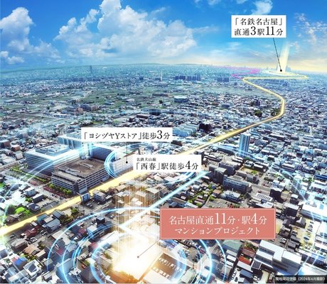 現地周辺空撮（2024年4月撮影）