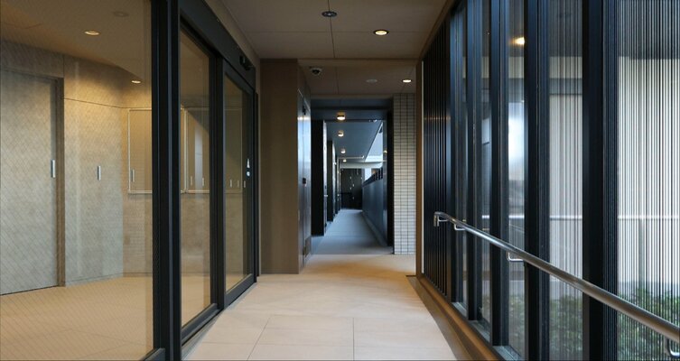 1F外廊下（2026年4月撮影）