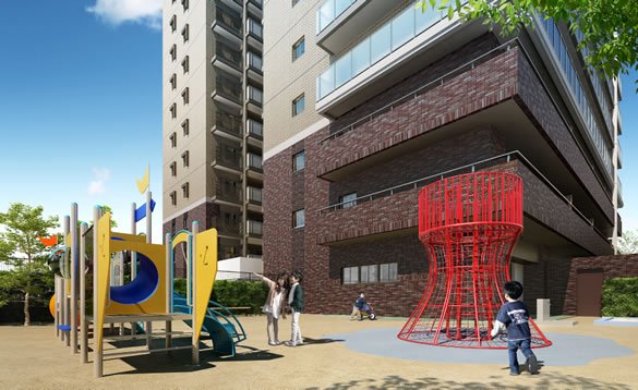コミュニティ広場完成予想図