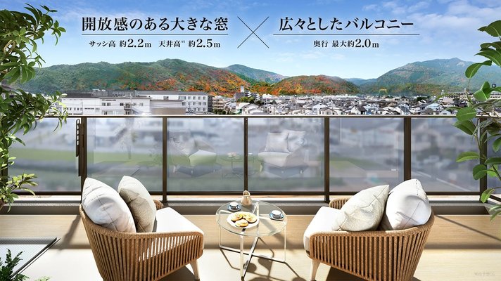 バルコニー完成予想CG