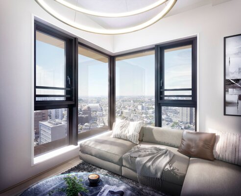 K2タイプ最上階リビング