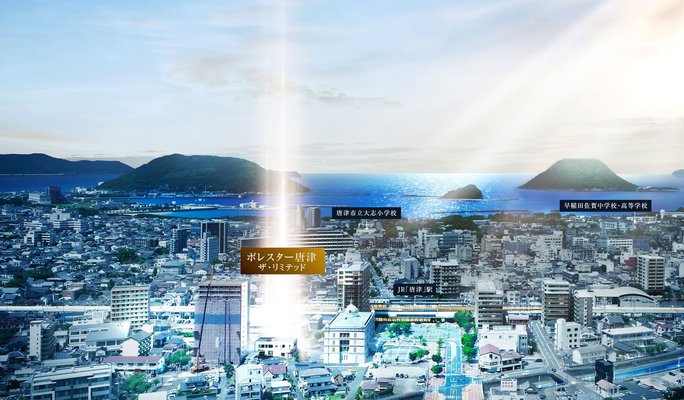 現地周辺航空写真