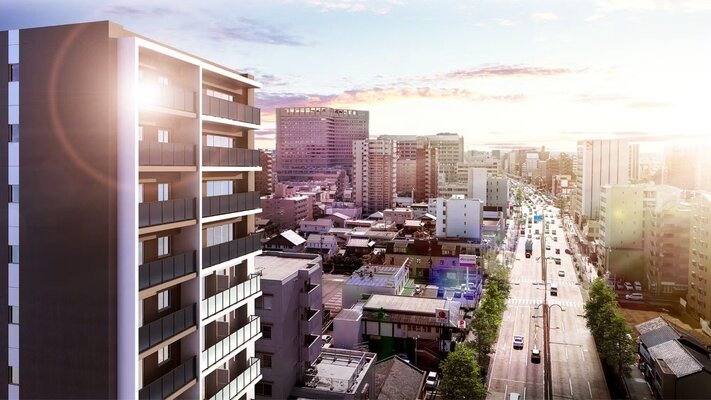 プレサンス レイズ 桜山EAST・外観完成図