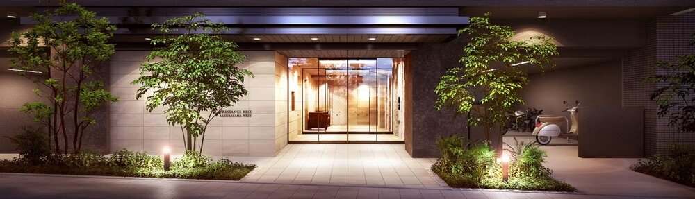 プレサンス レイズ 桜山WEST・エントランスアプローチ完成図
