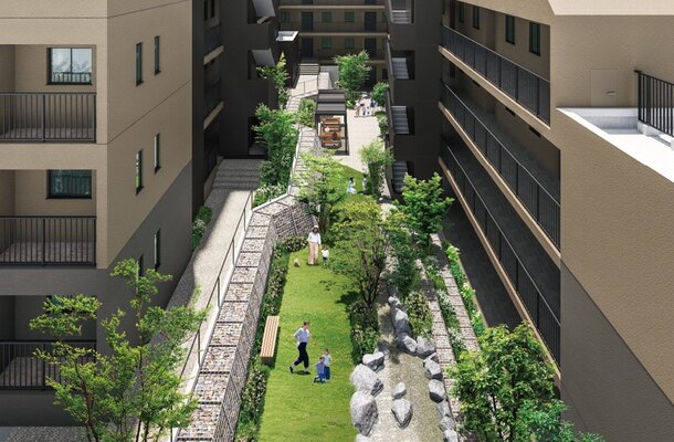 パティオ（中庭）完成予想CG